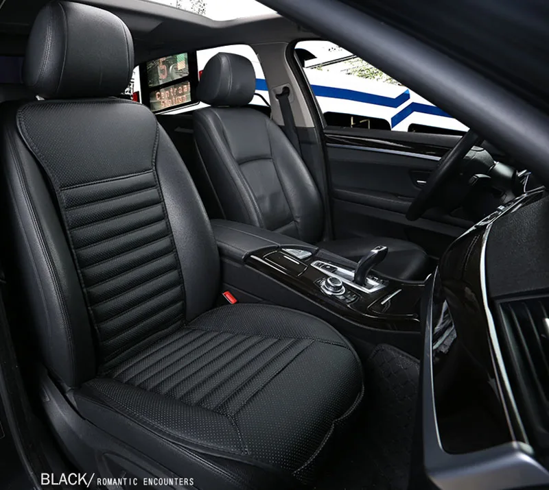 

1 pc pu leather car seats pad, non-slide car seat cover for honda freed stream accord 2018 crv civic city fit accessories cover