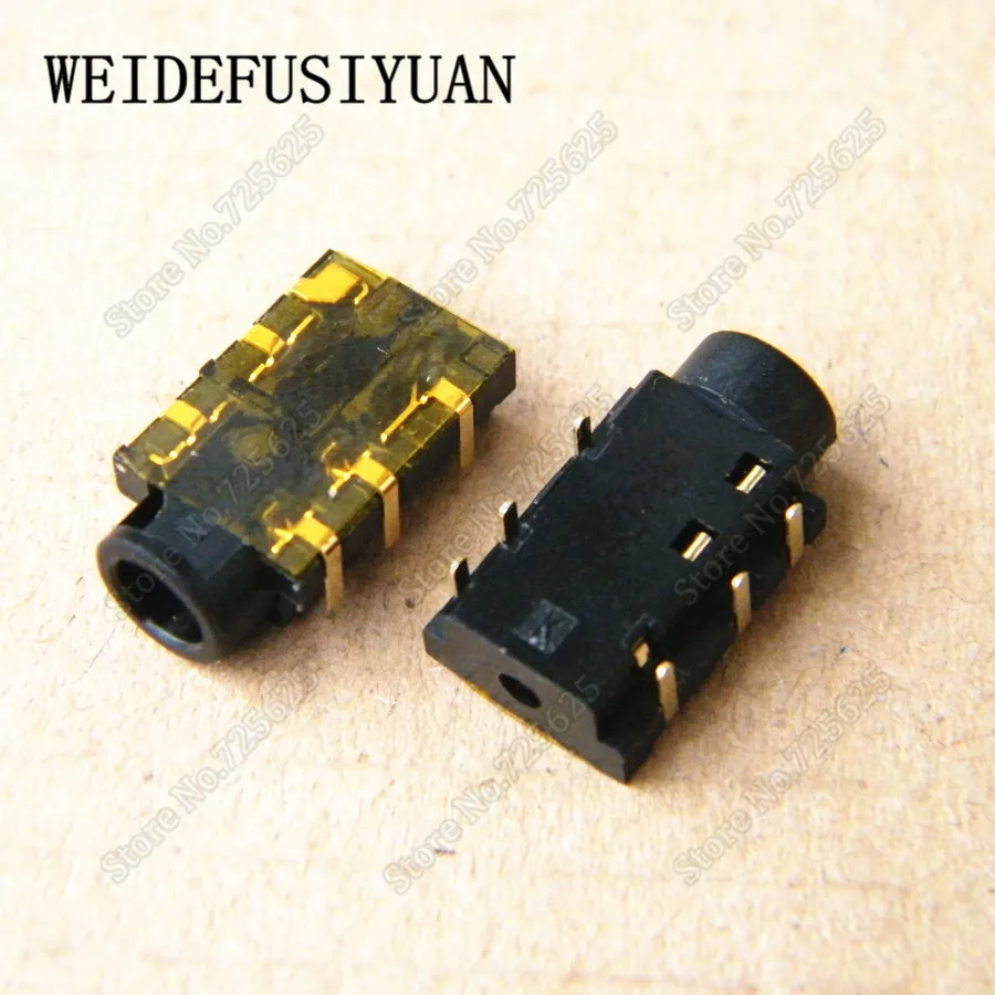 10PCS 3.5mm Audio Jack Port for ASUS D552C X552E 6 Pin Headphone