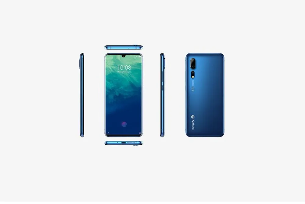 Оригинальный ZTE Axon 10 Pro мобильный телефон Snapdragon 855 Восьмиядерный 48MP 3x Zoom DTS 6 47 &quotCurvy