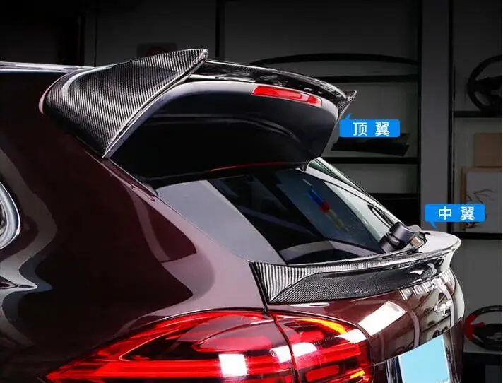 JIOYNG Carbon Fiber CAR REAR WING TRUNK LIP SPOILER/ ROOF TOP SPOILERS