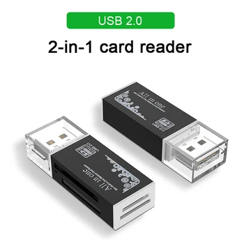 

USB 2.0 All in 1 Multi Memory Card Reader Adapter for Laptop Computer High Quality 4 in 1 Card Reader USB 2.0 SD Card Reader