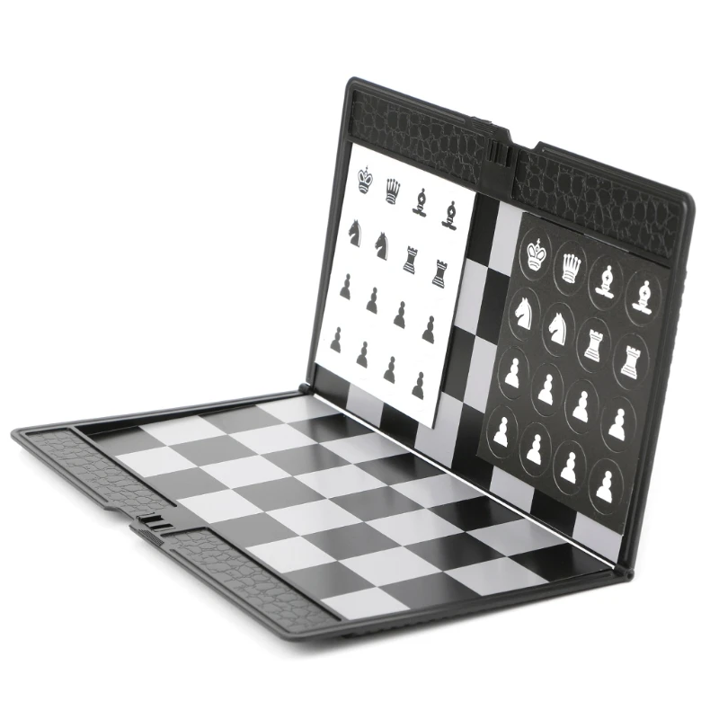 OOTDTY Карманный складной магнитный Международный шахматный набор шашки путешественник самолет дропшиппинг
