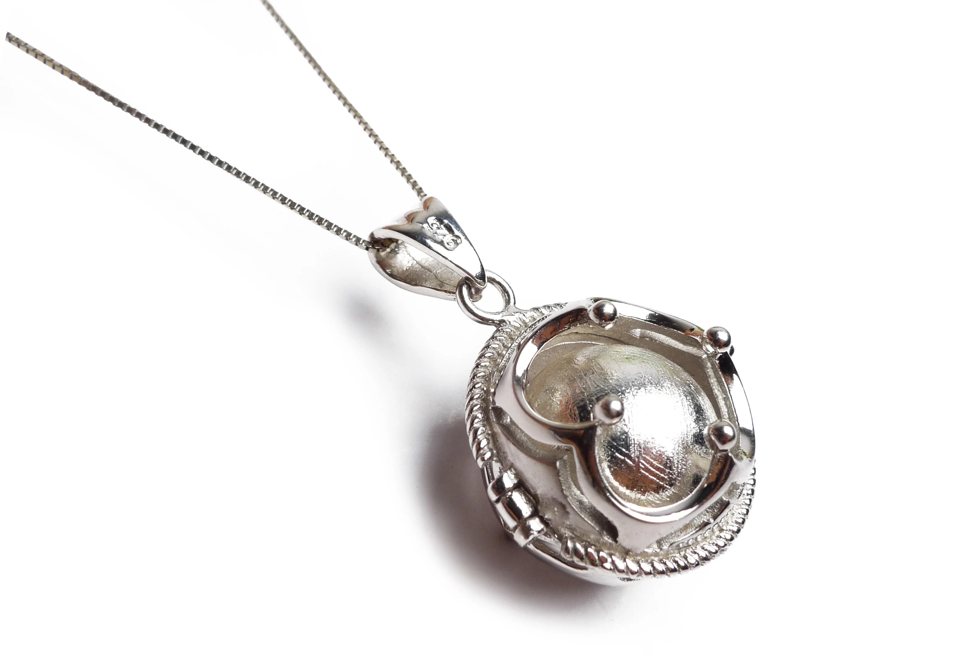

Genuine Natural Gibeon Iron Meteorite Moldavite Women Men Necklace 18x17mm Silver Jewelry Ball Sphere Gemstone Pendant AAAAA