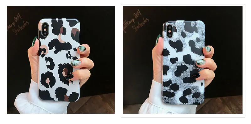 Leopard Soft Phone Case For iPhone 6 6 S Plus 7 7Plus Fundas Cover Case For iPhone 8 8 Plus X XS XR Max 6S Cases Coque Capinha (14)