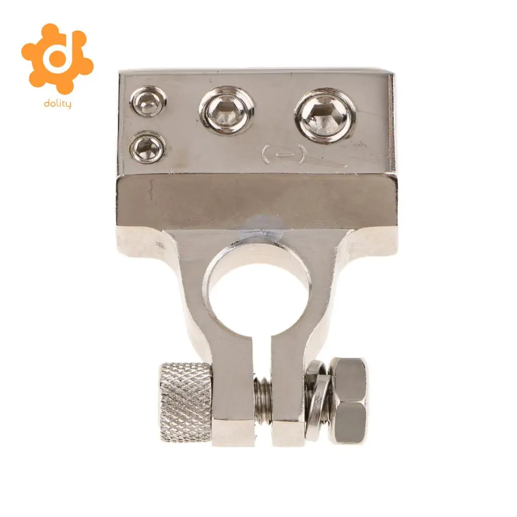 Pair Auto Positive Negative Battery Terminals Clamps Connectors Dustproof