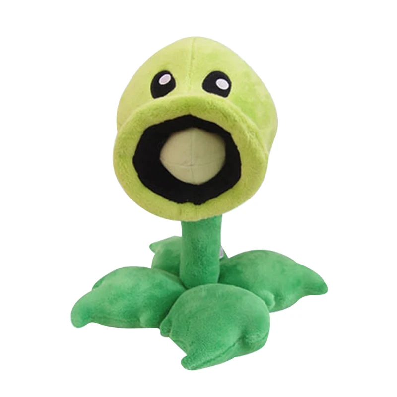 1PC 30cm Plants vs Zombies Pea Shooter Sunflower Squash Plush Toys Doll Sof...