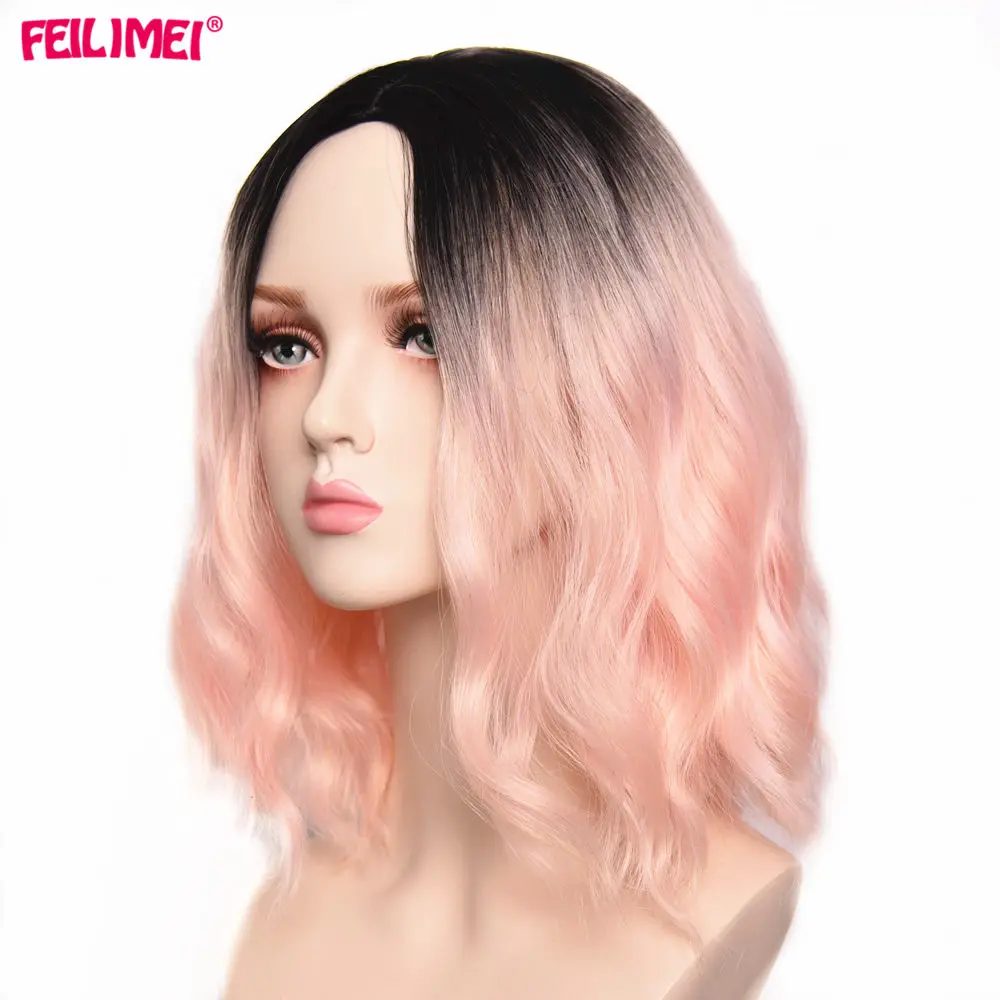 ombre pink hair