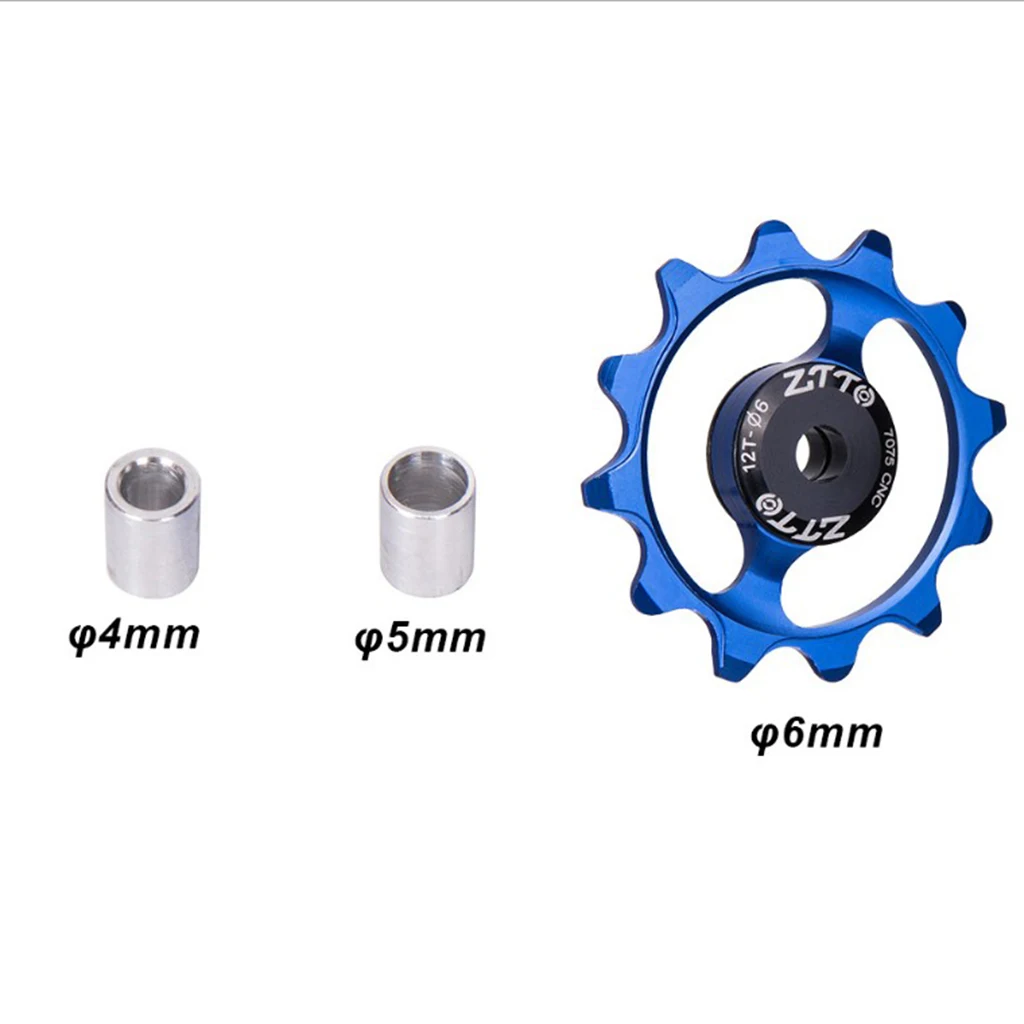 Ceramic Bike Jockey Wheel Pulley Wheel Bicycle Rear Derailleur Guide Pulley 12 T Support 9/10/11 Speed Cycling Bike Parts