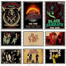 Black Sabbath. Плакат Оззи Осборн. Украшение для домашнего интерьера крафт-кислотная рок-музыка плакат рисунок ядро наклейки на стену/6008