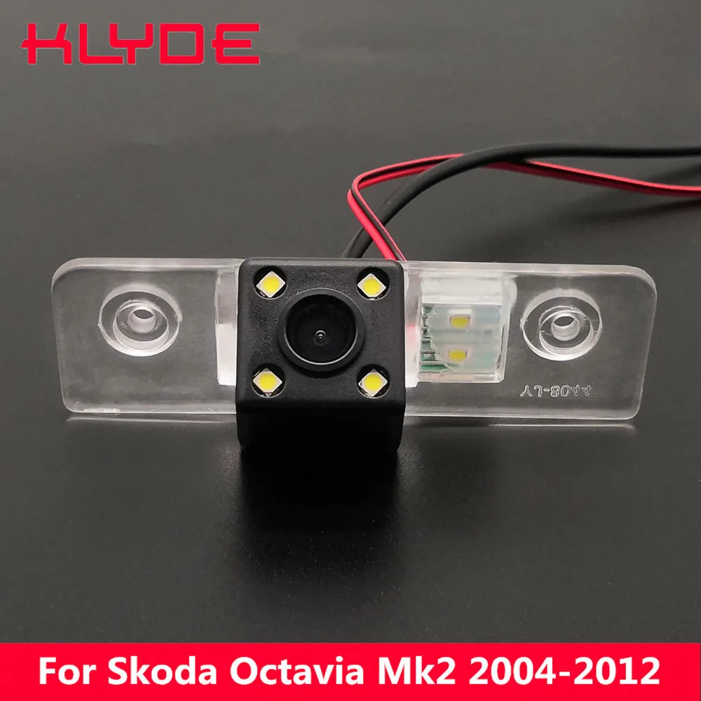 KLYDE 170D HD камера заднего вида для Skoda Octavia Mk2 2004 2005 2006 2007 2008 2009 2010 2011 2012