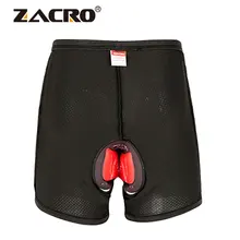 Zacro, мужское нижнее белье для велоспорта, горный велосипед, шорты для езды на велосипеде, Спортивное нижнее белье, компрессионные колготки, шорты с 3D подкладкой