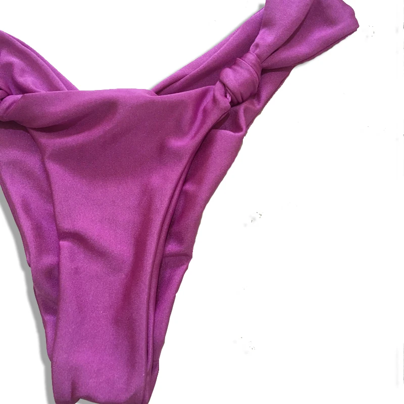 Гладкое бикини набор женский сексуальный пуш-ап женский пляжный купальник купальный костюм раздельный женский бикини
