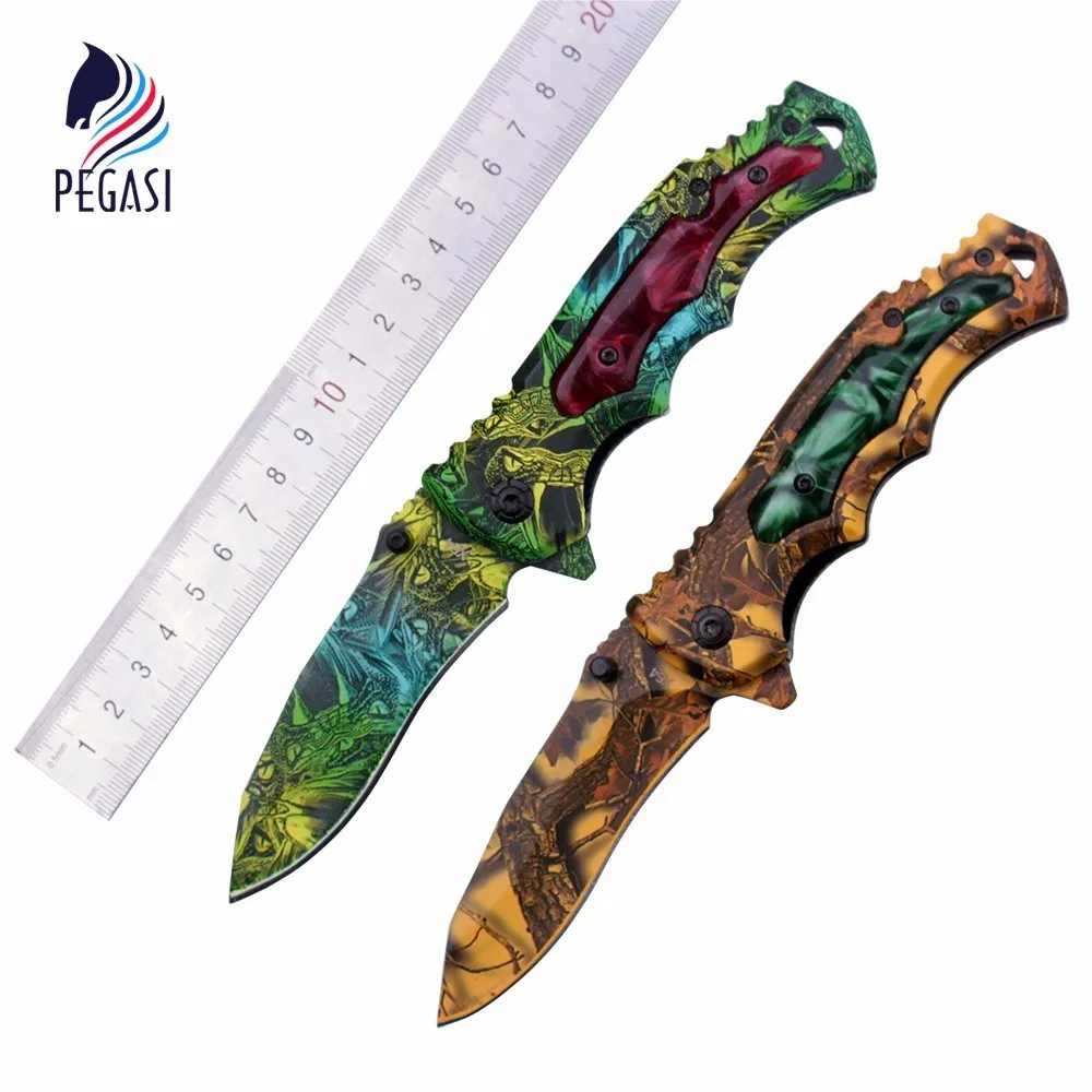 

PEGASI Tactical Folding Knife CSGo Tool Pocket Knife Tactical Tools Camping Rescue Tools Camping Hunting Survival Knife