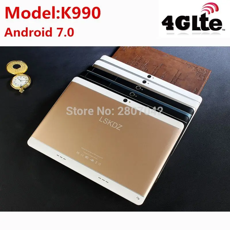 

LSKDZ 2019 Newest 10.1 inch Tablet PC Octa Core 4GB RAM 128GB ROM Dual SIM Cards Android7.0 GPS 3G 4G LTE Tablet PC 10+ Gifts