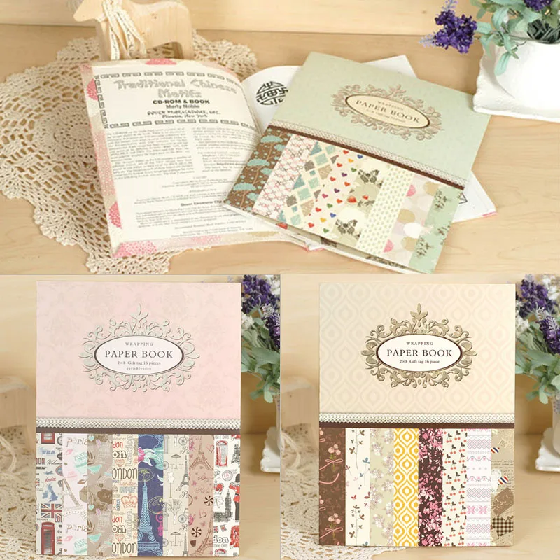 

Handmade Craft Papers Photo Album Greeting Cards Gift Packaging Dust Proof Decor Scrapbooking Paper Background Pad