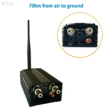 10KM Long Range Wireless Video Transmitter 1 2GHz wireless video transmitter for drone 4 Channel 5W
