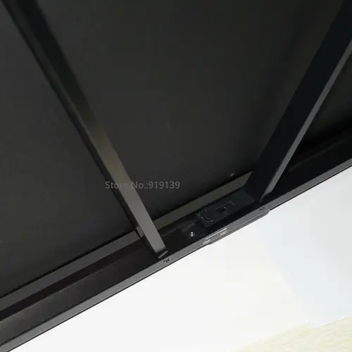 트레이딩 미팅용 울트라 HD 3D 프로젝터 디스플레이, 간편한 오픈 미니 프로젝션 스크린, 50 인치, 16x9 와이드 스크린 3