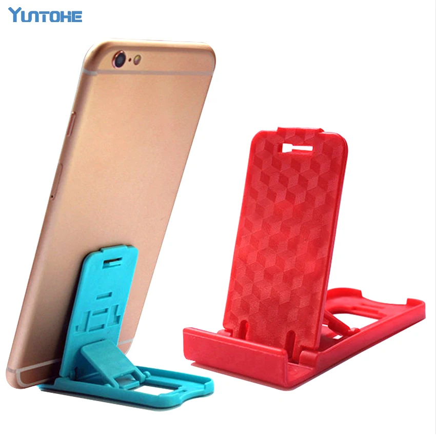 Mini Mobile Phone Holder 3D Man Portable Adjustable Universal Foldable