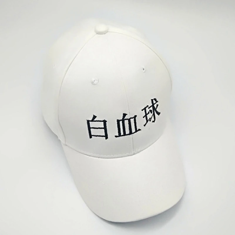 Аниме Hataraku Saibou Cells At Work бейсболка козырек Защита от солнца вышивка шляпа Snapback косплей реквизит