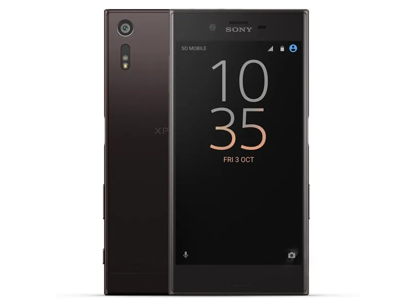 Разблокированный мобильный телефон sony Xperia XZ F8331/F8332 5,2 ''3 GB+ 32GB Qualcomm820 fingerprint 4G-LTE с одной/двумя sim-картами - Цвет: Черный