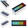 Module d'affichage de bargraphe LED, 10 pièces, 10 segments, lumineux, rouge, jaune, vert, bleu, couleurs multicolores, bricolage, vente en gros ► Photo 2/6
