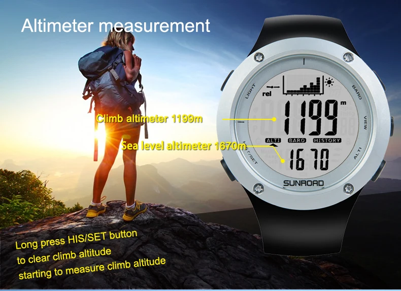 Sunroad FR722 fishing sports watch single description photo EN 04