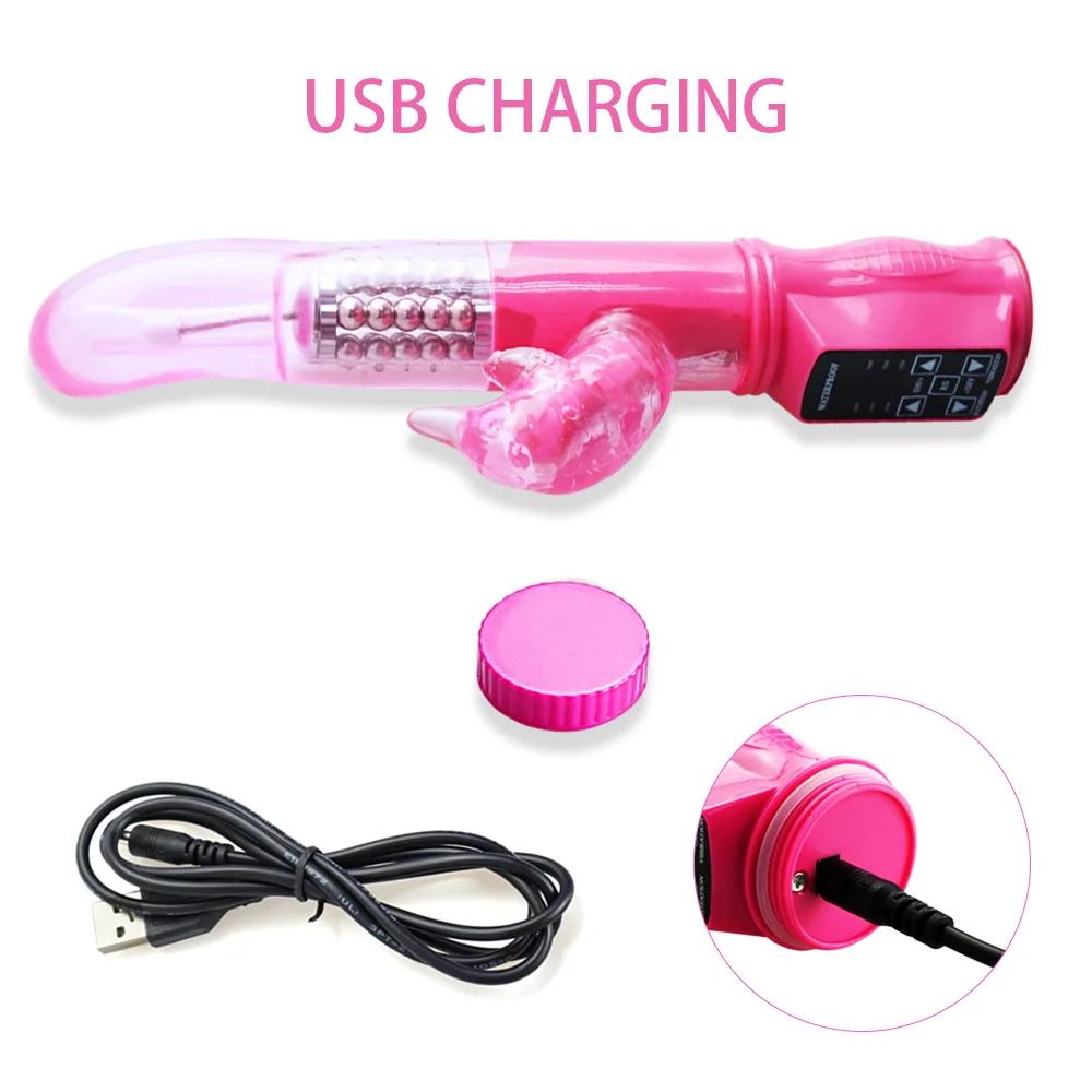 36 Speeds Vibration Rotation Dolphin Vibrators Female Masturbator G Spot Vibrator Massager, Women Adult Sex Product