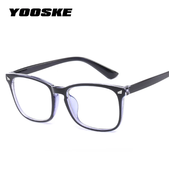 Cheap YOOSKE Blue Light Blocking Glasses Women Oversized Filter Reduces Blue Light Glasses for Men Computer Goggles Eyeglasses Unisex