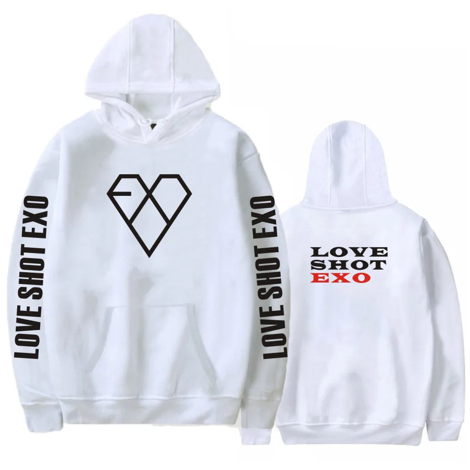 EXO kpop осенние модные женские толстовки корейские свободные розовые толстовки с капюшоном с длинным рукавом женские/мужские уличные пальто в стиле Харадзюку