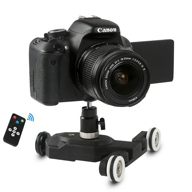 

LST C100 Electric Dolly Motoriz Car Rail Track Slider w Wheel Remote Control For iPhone Phone Smartphone DSLR Camera Camcorder