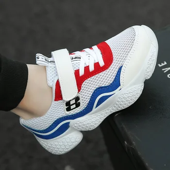 

2019 Children Running Shoes Kids Sneaker Boys Casual Shoes for Girls Outdoor Footwear Breathable Fashion Mesh Soft Sports Shoes