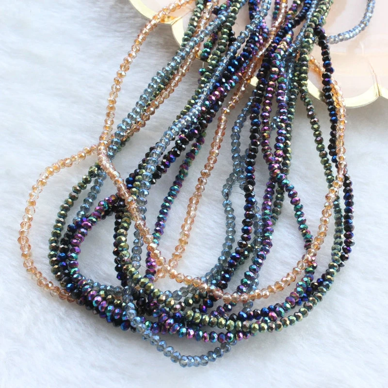 

STENYA 4*3mm Crystal Czech Beads Rondelle Shape Needle work Jewelry Findings Lariat Earrings Bracelet Necklace Accessories Decor