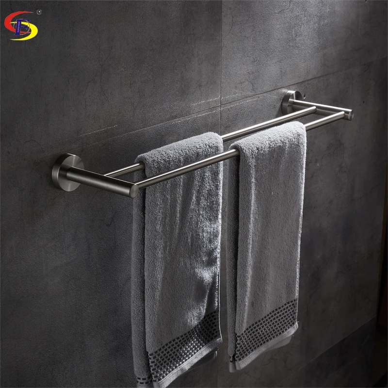 

OFYAGE Bathroom Single Towel Bar 304 Stainless Steel Towel Bar Rack Bath Towel Rail Bathroom Accessories
