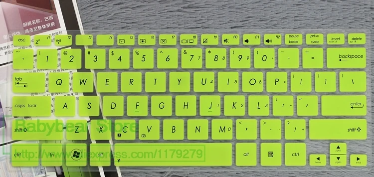 Laptop Notebook Keyboard Skin Protector Silicone For Asus X301 S300 S300C | Компьютеры и офис
