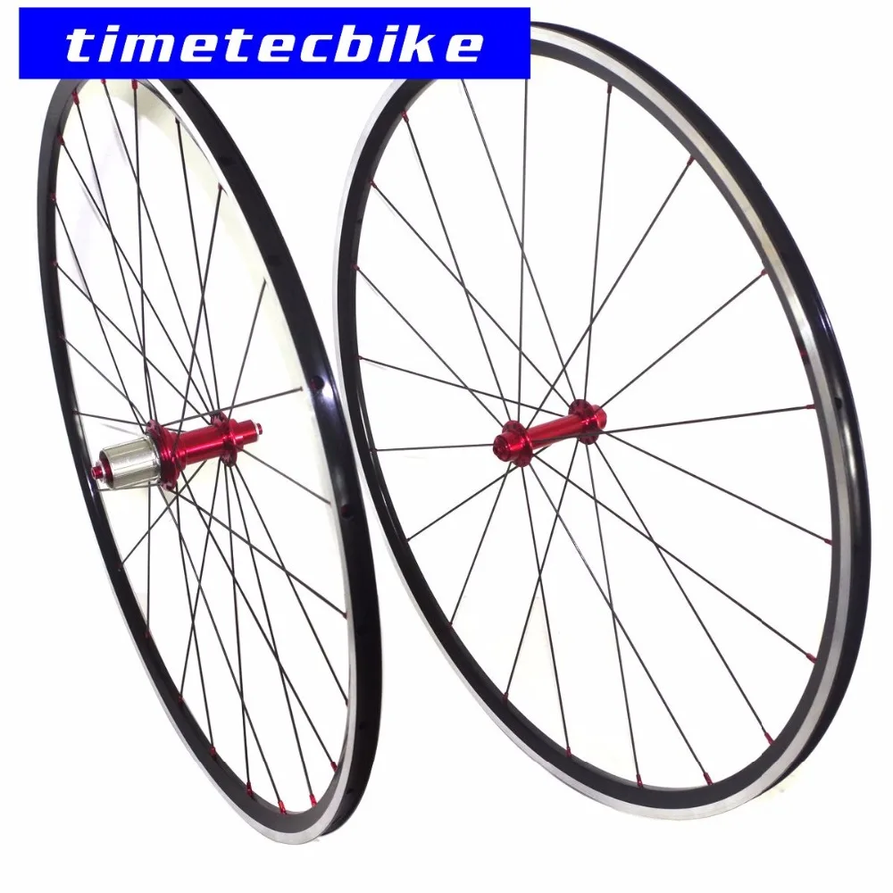 supper light 700C road bike alloy wheelset alloy road wheels powerway light hub 20mm widthalloy