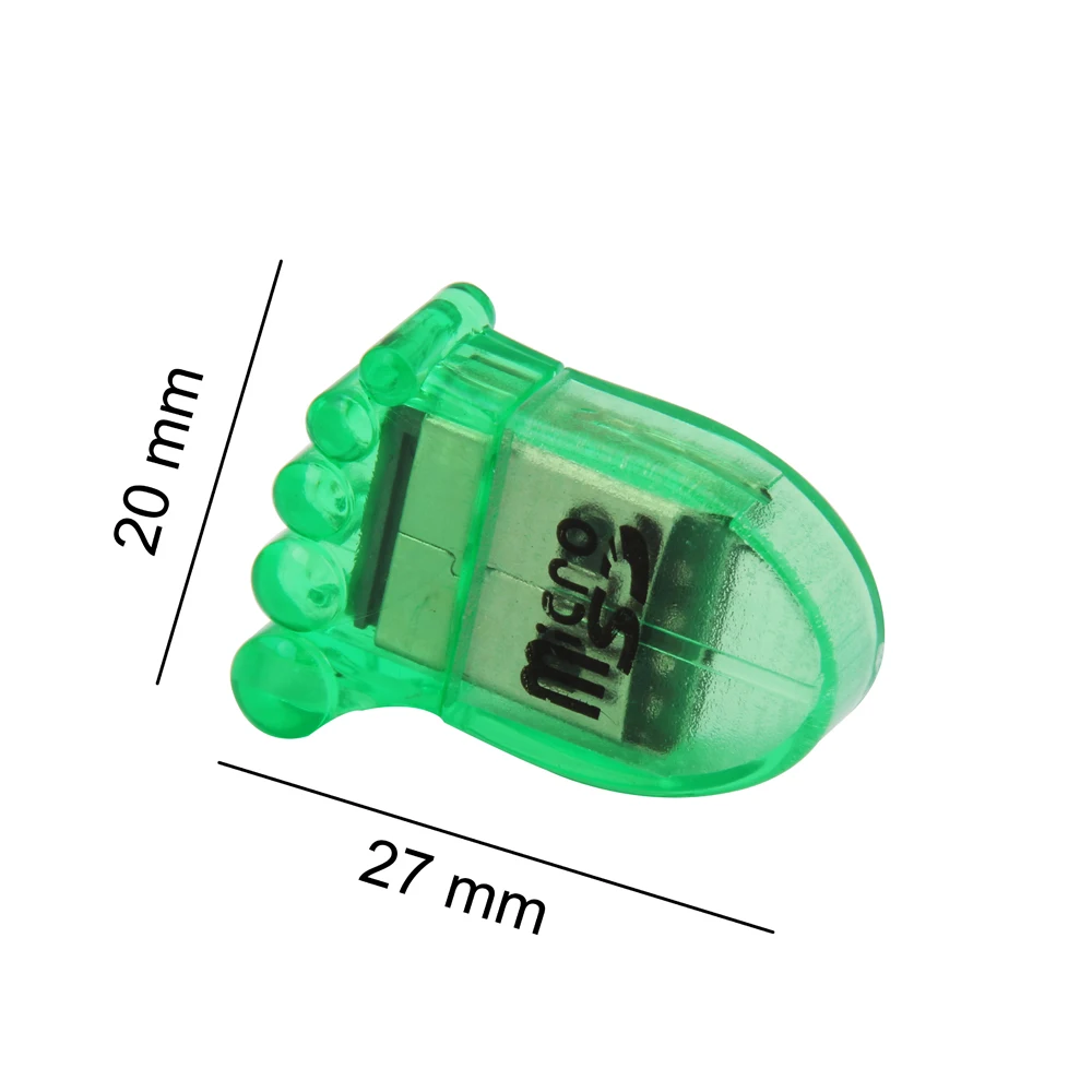 SR USB кардридер креативные ножки T Flash карта памяти MicroSD адаптер карты до 64 ГБ|microsd card