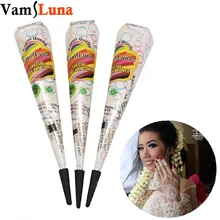 3X Хна для тату для быстрого рисунка, белый, 25 г.- henna татуировки временные