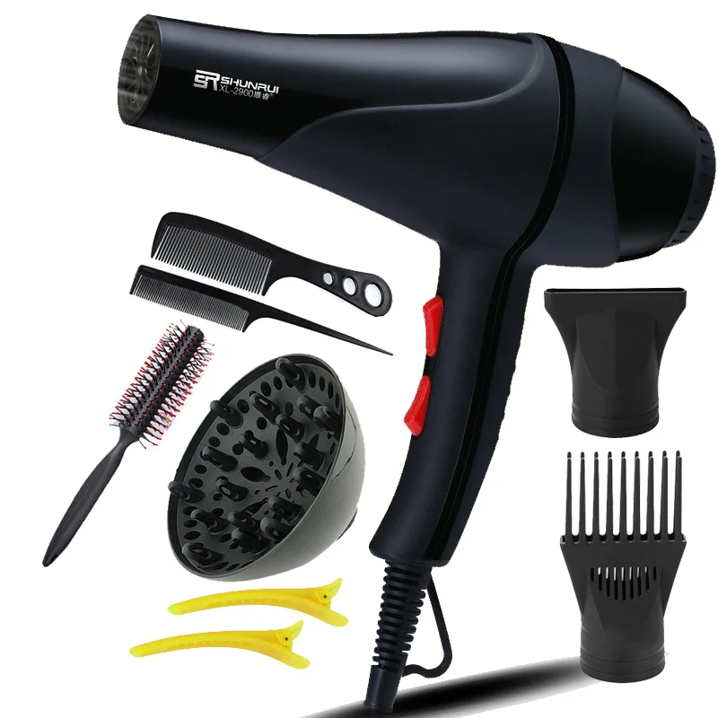 Low Noise high quality 1600w Hair Dryer Blow dryer with 7 gifts
