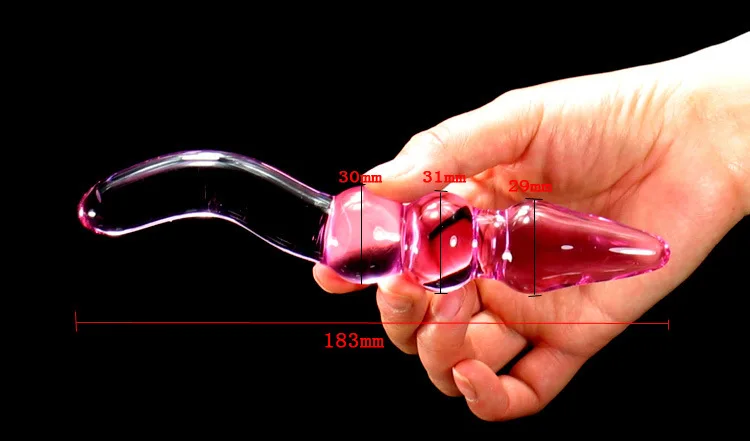 Rose Crystal Dildo Women Massager Wand vibrator Pyrex Crystal Dildo Lifelike Glass Dildo Crystal Penis Anal Plug Toys Adult Sex
