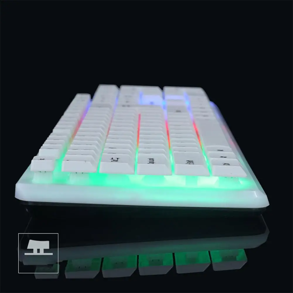 DSstyles Проводной USB PC Gamer механическая клавиатура+ мышь набор для ноутбука компьютер клавиатура с подсветкой