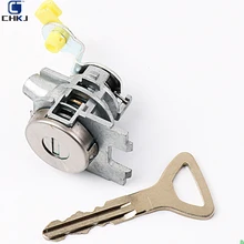 CHKJ автоматический цилиндр замка левой двери с 1 ключом для NISSAN Модифицированная Замена Авто Замок зажигания Набор