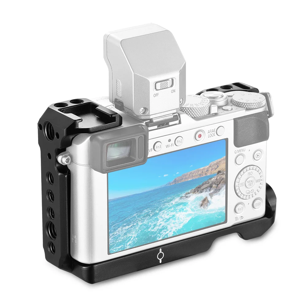 Клетка SmallRig LX100 для Panasonic Lumix LX100 клетка для камеры для крепления штатива быстросъемная Защитная клетка с Рельсом Nato-2198