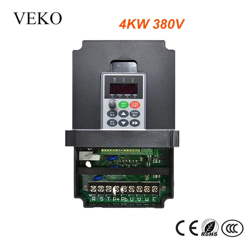 

3KW/4KW 380V VFD Frequency Inverter 3 Phase Input 3Phase Triphase Output Motor Speed Control Frequency Drive Converter 50/60Hz