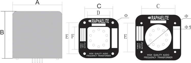 Raphaelite полностью соединенный 600: 600(1+ 1: 1+ 1) permalloy входной трансформатор сбалансированное Несбалансированное преобразование