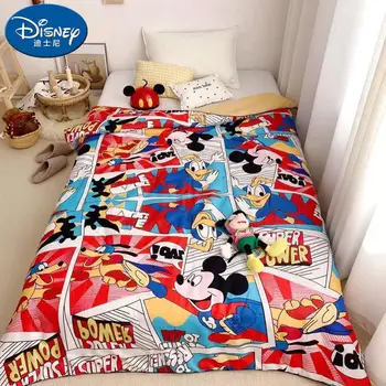 

Summer Mickey Minnie mouse Blankets Holiday blanket Thin quilt Girls Boy's Children's Kids Bed Home Bedroom Decoration Flannel