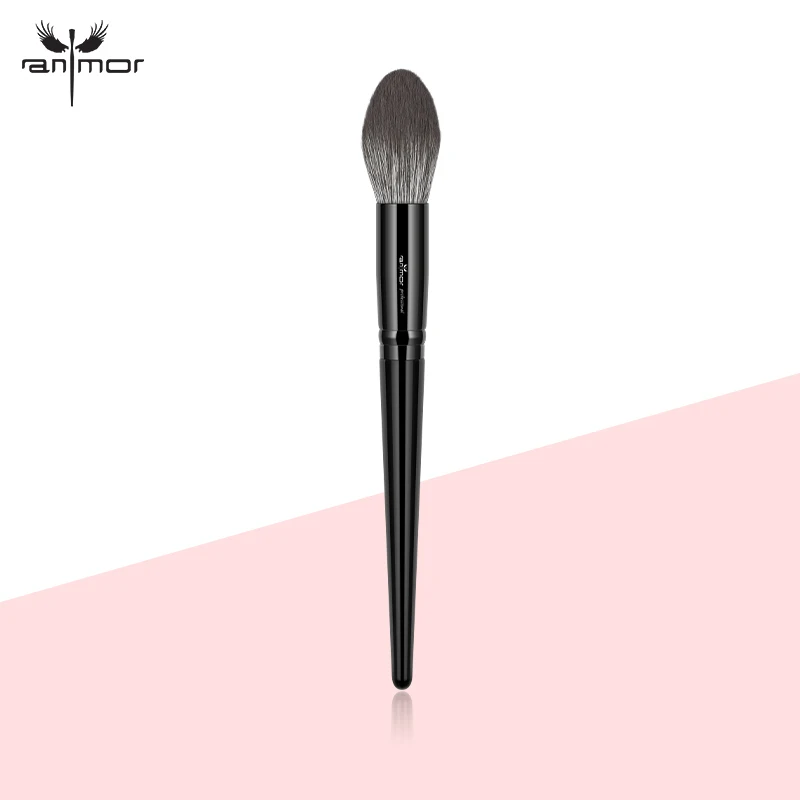 

2019 Anmor Highlighter Make Up Brushes 1Pcs Tapered Bronzer Makeup Brush Quality Synthetic Hair Cosmetic Tools Maquillage