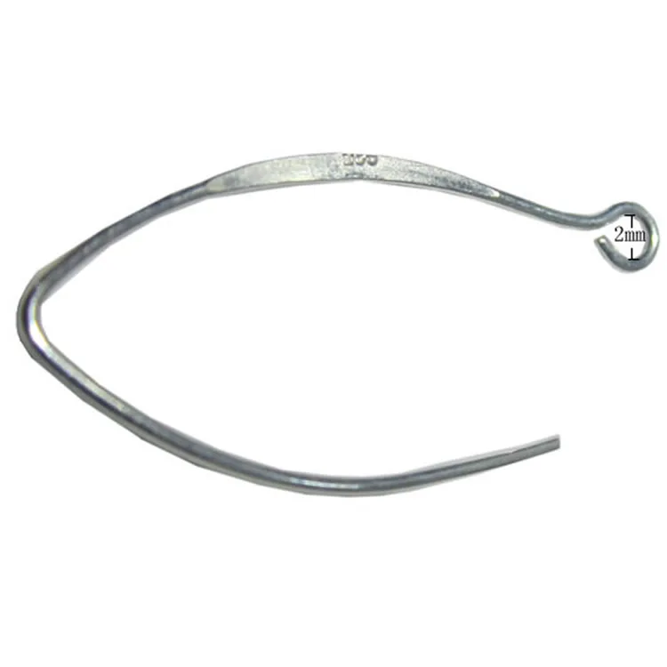Beadsnice 925 серебряные серьги-кольца DIY крючок высокое качество 0,9 мм грубые стиль diy Ювелирные изделия ID27913
