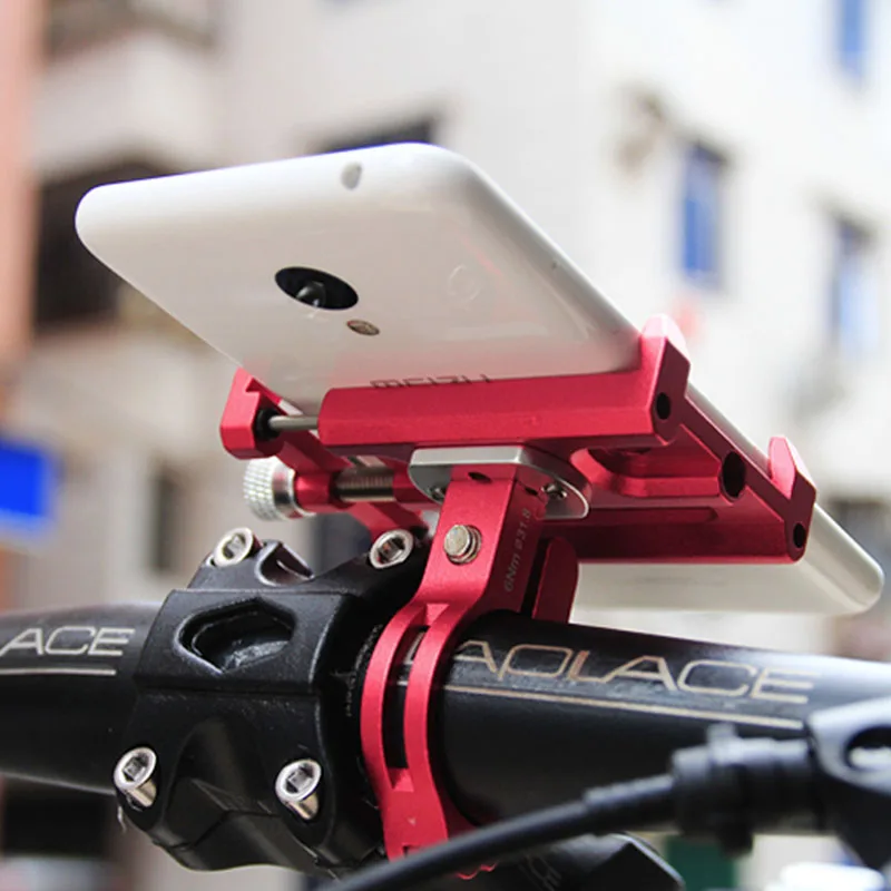  Marke Neue Solide Metall Fahrrad Motorrad Griff Telefon Halterung Für Handy GPS