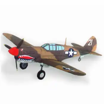 

DIY Paper Model 1:32 Scale Curtiss P-40M/P-40N Kittyhawk III Fighter 3D DIY Papercraft Toy