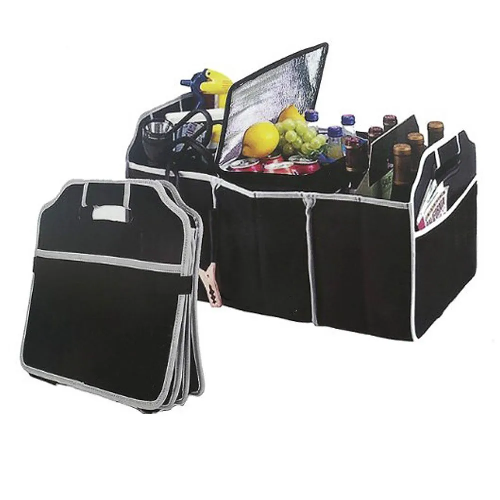 Car Boot Storage Bag Organiser Folding Trunk SUV Back Seat Cargo